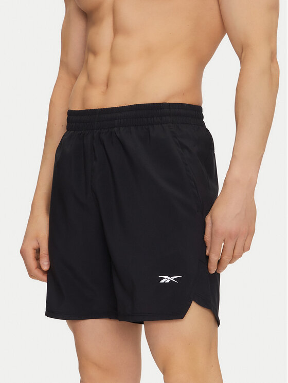 Reebok Спортни шорти 112634 Черен Regular Fit за Мъже цена