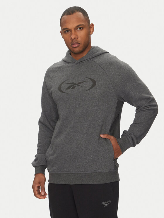Reebok Суитшърт 100214853 Сив Regular Fit за Мъже цена