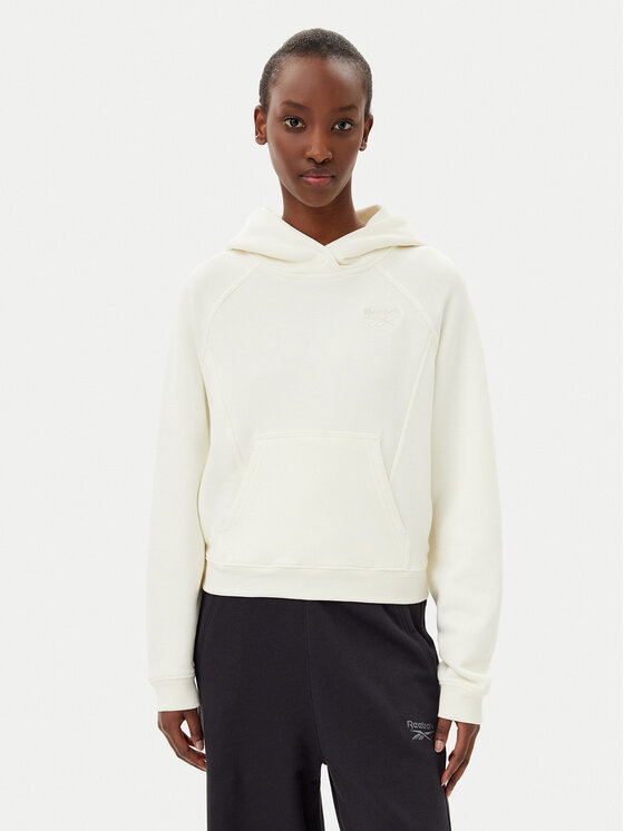 Reebok Суитшърт Icon Elements 100214102 Екрю Regular Fit за Жени цена
