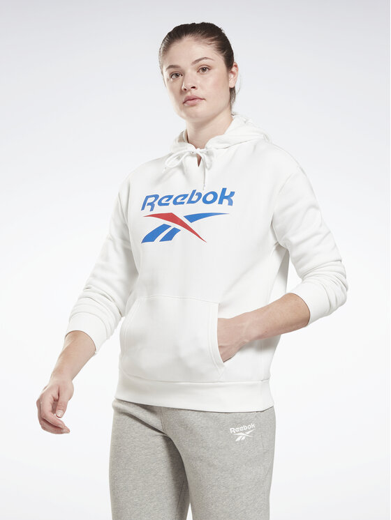 Reebok Суитшърт Identity Big Logo H54749 Бял Loose Fit за Жени цена