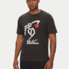 Reebok Тишърт 100218839 Черен Regular Fit за Мъже цена