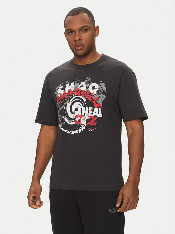 Reebok Тишърт 100218842 Черен Regular Fit за Мъже цена