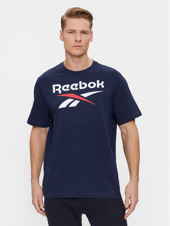Reebok Тишърт IM1620 Син за Мъже цена