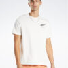 Reebok Тишърт Reebok Basketball Court Top T-Shirt HN5804 Бял Relaxed Fit за Мъже цена