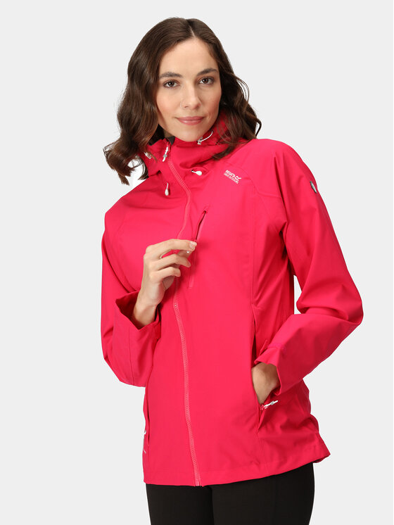 Regatta Яке за дъжд Birchdale RWW300 Розов Regular Fit за Жени цена