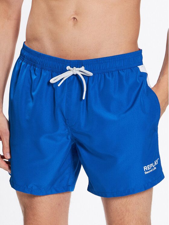Replay Плувни шорти LM1128.000.82972R Син Regular Fit за Мъже цена