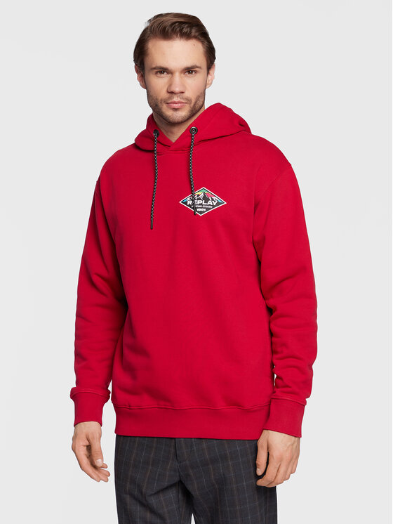 Replay Суитшърт M6270.000.23190P Червен Regular Fit за Мъже цена
