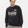 Replay Суитшърт M6823.000.23650PW Черен Regular Fit за Мъже цена