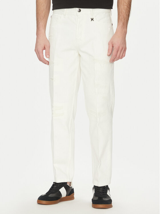 Richmond X Дънки UMP25142JE Бял Regular Fit за Мъже цена