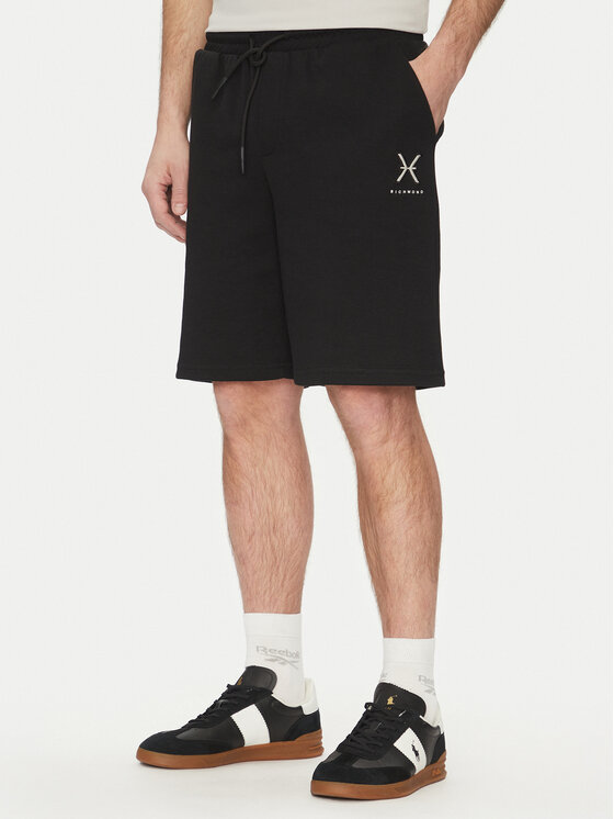 Richmond X Спортни шорти UMP25276BE Черен Regular Fit за Мъже цена