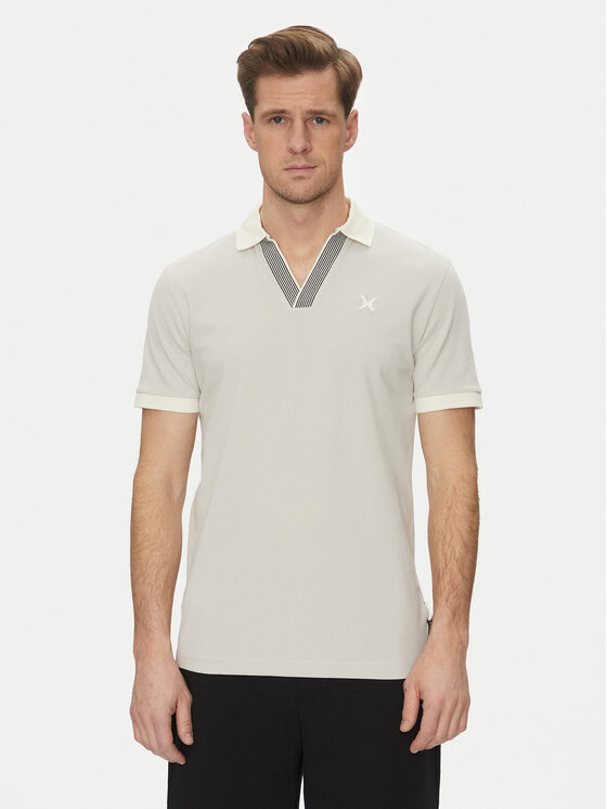 Richmond X Тениска с яка и копчета UMP25168PO Сив Regular Fit за Мъже цена