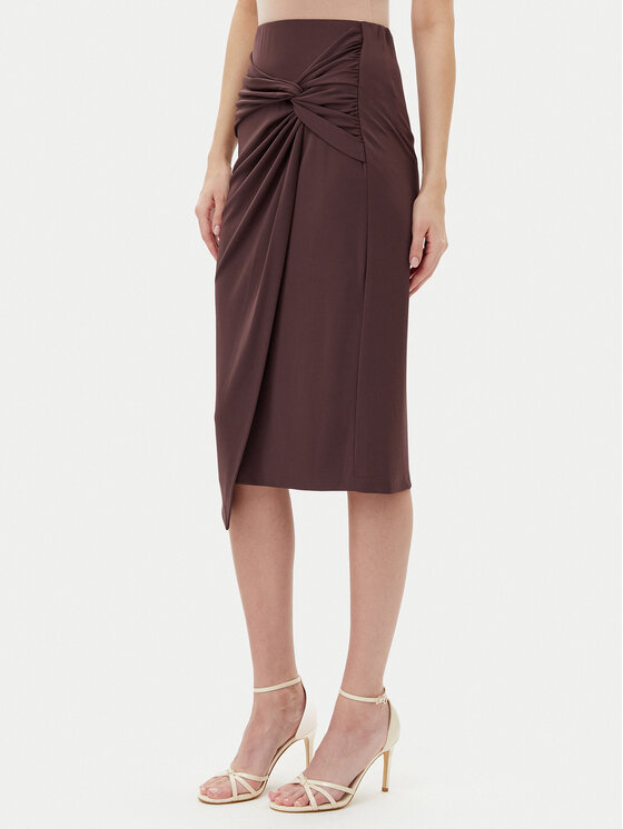 Rinascimento Миди пола CFC0123489003 Кафяв Regular Fit за Жени цена