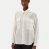 Rinascimento Риза CFC0123656003 Екрю Relaxed Fit за Жени цена