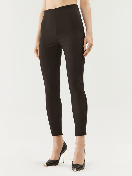 Rinascimento Текстилни панталони CFC0116017003 Черен Slim Fit за Жени цена