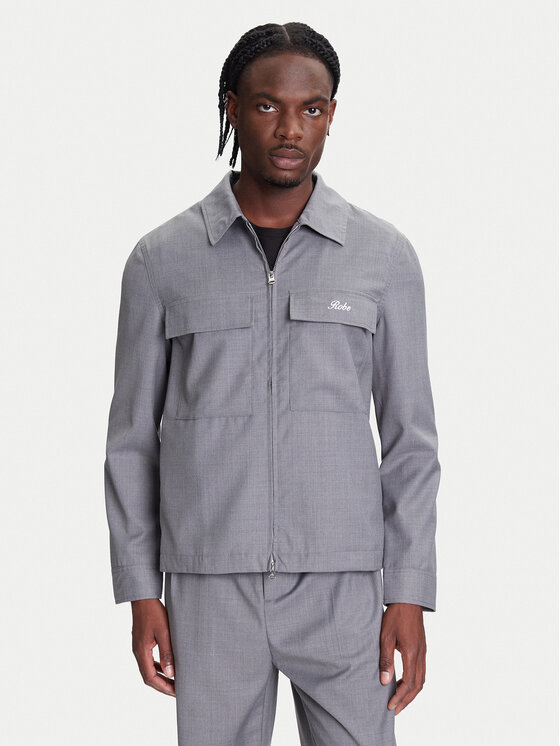 Robe di Kappa Преходно яке Robe Giovani Gafsa 67124CW Сив Regular Fit за Мъже цена