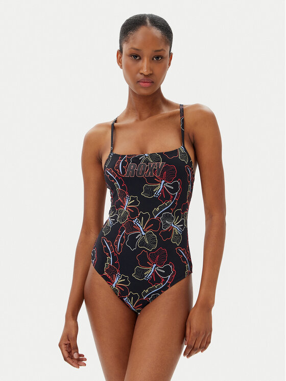 Roxy Бански костюм Active Basic ERJX103708 Черен за Жени цена