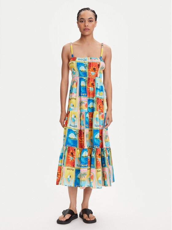 Roxy Лятна рокля Atlas Sunshine ERJWD03892 Цветен Regular Fit за Жени цена