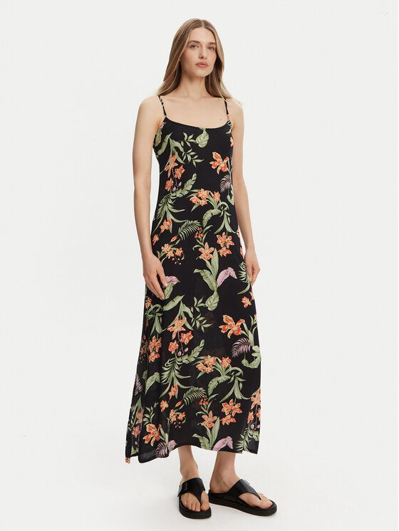 Roxy Лятна рокля ERJWD03885 Черен Regular Fit за Жени цена