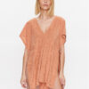 Roxy Плажна рокля ERJX603339 Оранжев Relaxed Fit за Жени цена