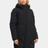 Roxy Пухено яке Abbie Jk Otlr ERJJK03550 Черен Regular Fit за Жени цена