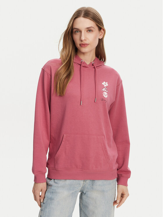 Roxy Суитшърт ERJFT04952 Розов Regular Fit за Жени цена