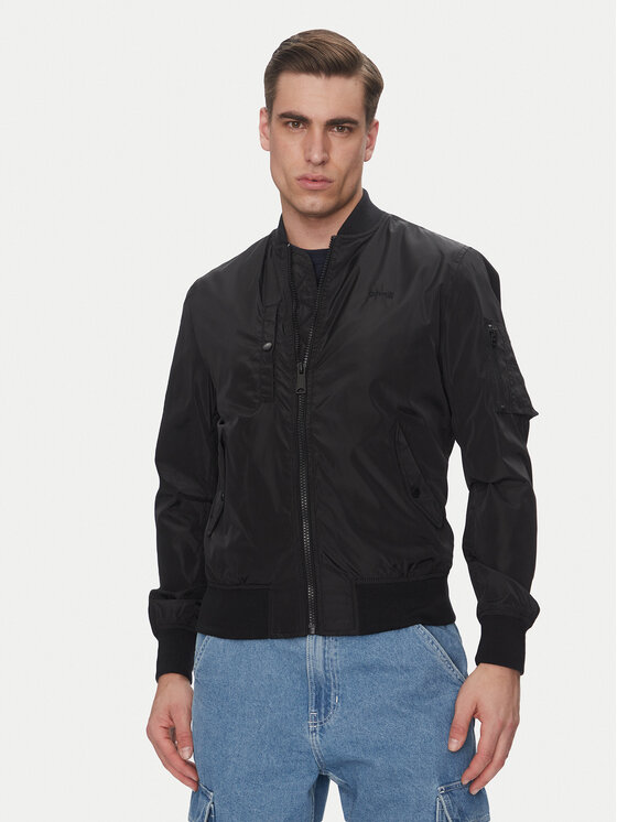 SCHOTT N.Y.C. Яке бомбър Airstar Черен Regular Fit за Мъже цена