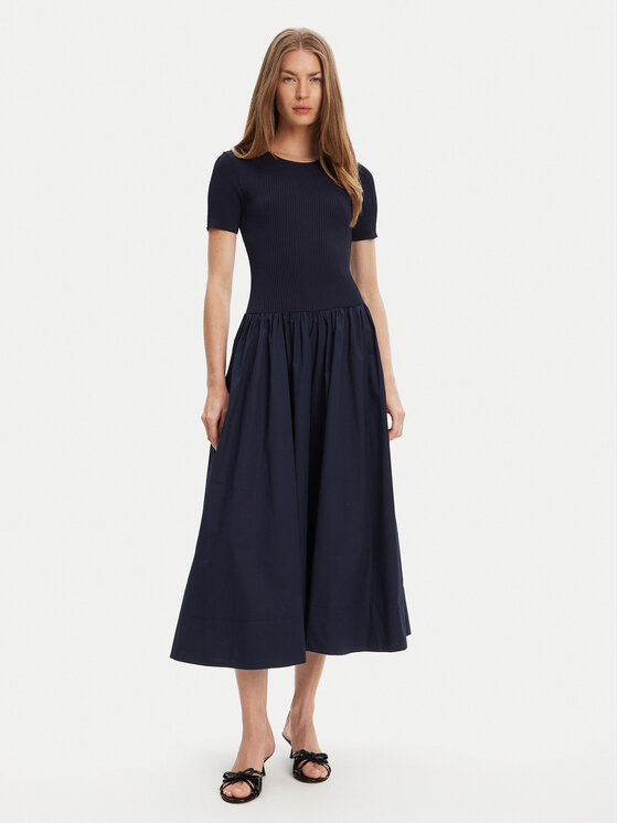 STAUD Ежедневна рокля Laroquette R25S2252PM Тъмносин Regular Fit за Жени цена