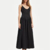 STAUD Лятна рокля Dena R24S2109PO Черен Slim Fit за Жени цена