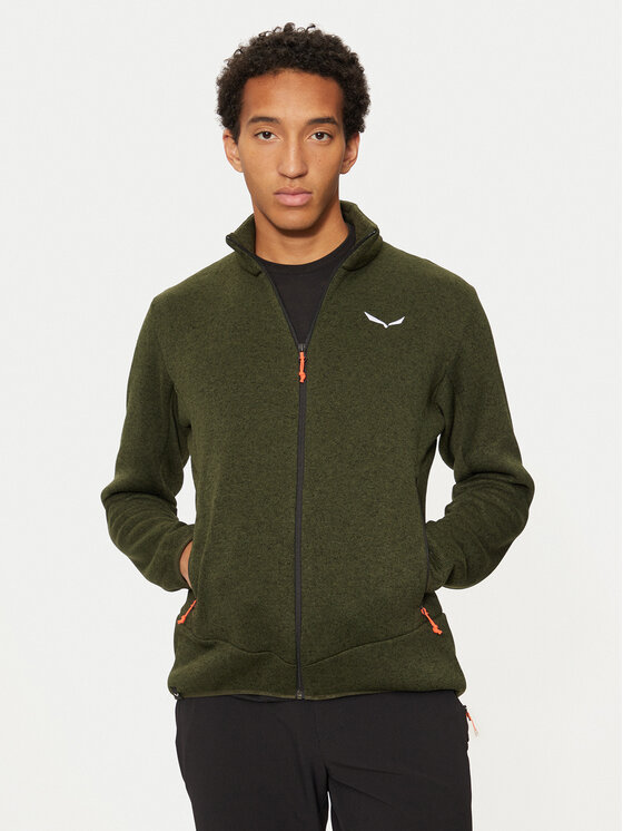 Salewa Полар Puez Rocca 29126 Зелен Regular Fit за Мъже цена