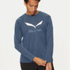 Salewa Тениска от техническо трико Solidlogo Dry 27340 Тъмносин Regular Fit за Мъже цена