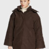 Samsøe Samsøe Зимно яке Hana F22300136 Кафяв Relaxed Fit за Жени цена