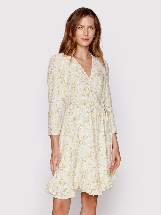 Samsøe Samsøe Лятна рокля Janine F22200131 Бежов Regular Fit за Жени цена