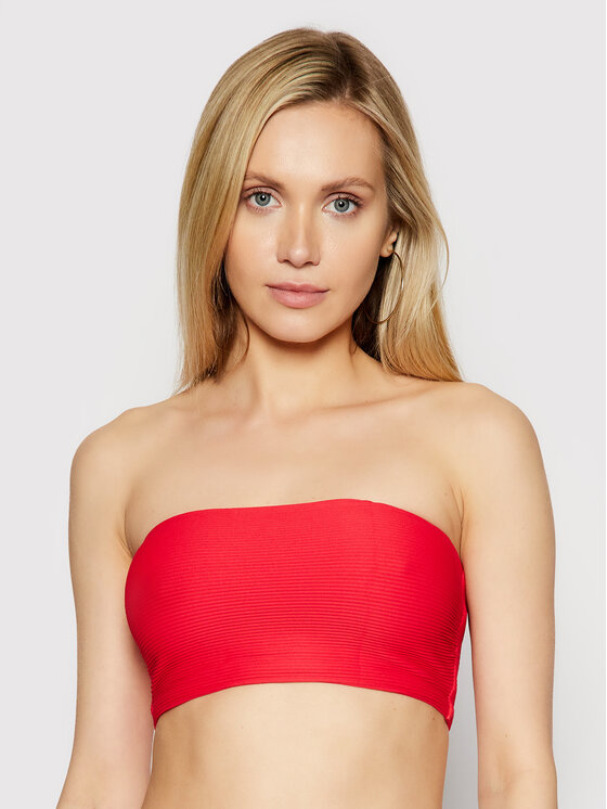 Seafolly Горнище на бански Essential 31034-640 Червен за Жени цена