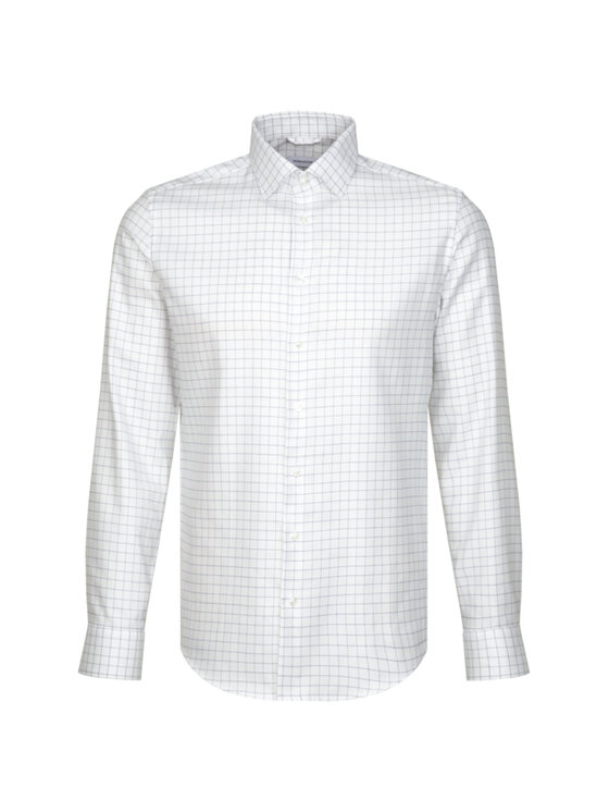 Seidensticker Риза 01.642600 Бял Slim Fit за Мъже цена
