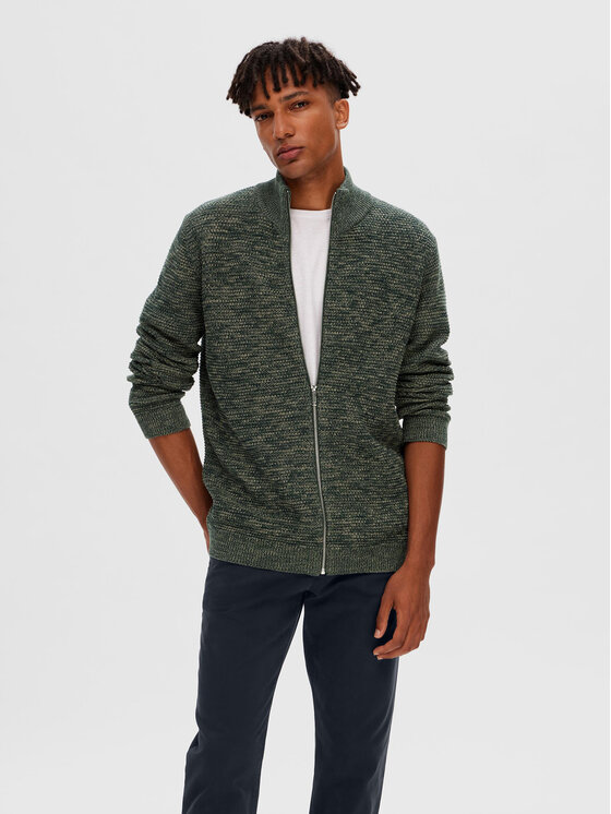 Selected Homme Пуловер 16090152 Зелен Regular Fit за Мъже цена