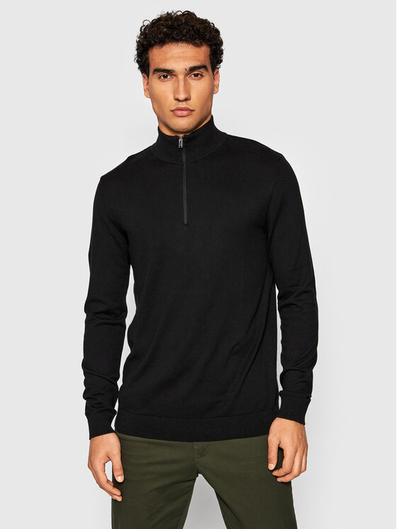 Selected Homme Пуловер Berg 16074687 Черен Regular Fit за Мъже цена