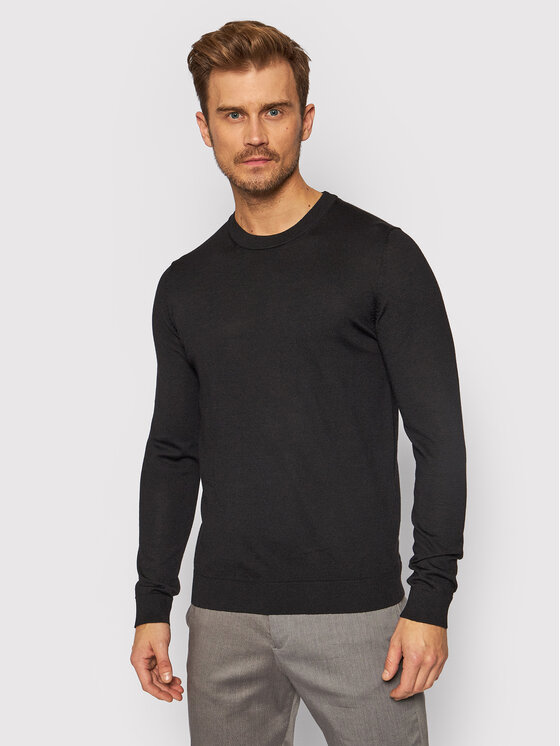 Selected Homme Пуловер Town 16079772 Черен Regular Fit за Мъже цена