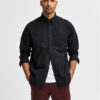 Selected Homme Риза Rick 16077359 Черен Regular Fit за Мъже цена