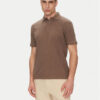 Selected Homme Тениска с яка и копчета 16094575 Бежов Regular Fit за Мъже цена