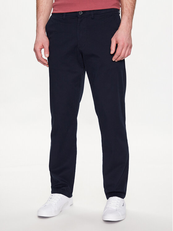 Selected Homme Чино панталони 16087665 Тъмносин Straight Fit за Мъже цена