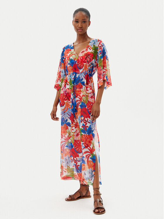 Selmark Плажна рокля BL596 Цветен Relaxed Fit за Жени цена