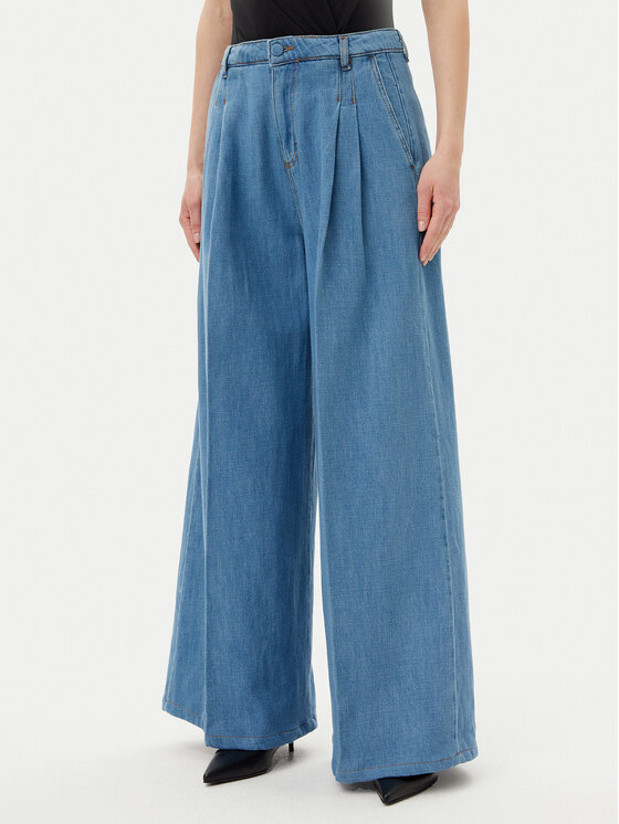 Silvian Heach Дънки Ignate GPP25392JE Син Wide Leg за Жени цена