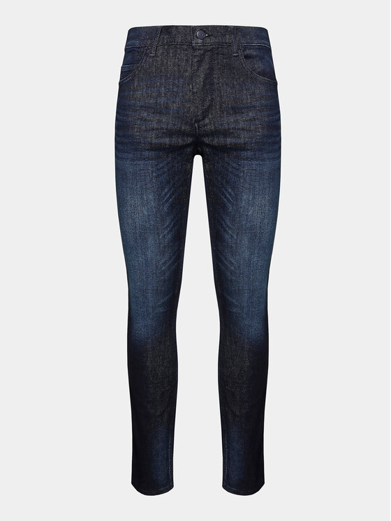 Sisley Дънки 4Y7V576L9 Тъмносин Skinny Fit за Мъже цена