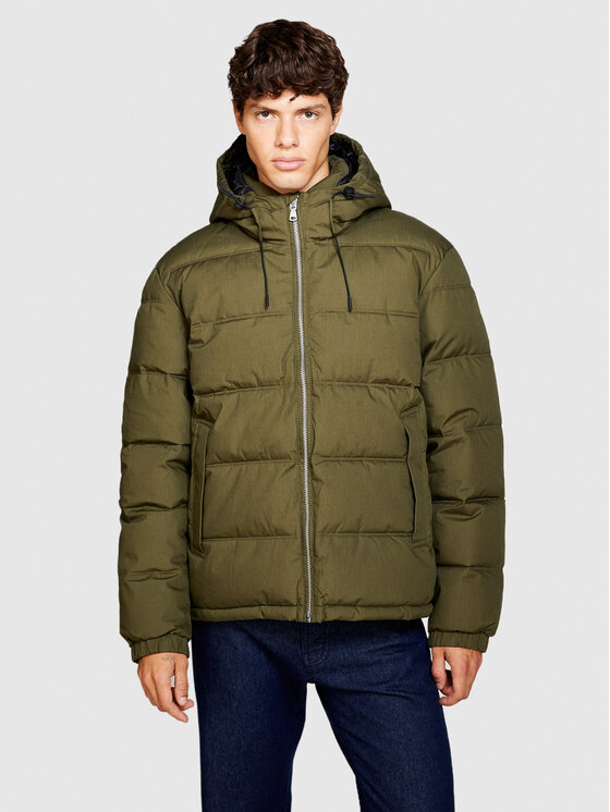 Sisley Зимно яке 23VFSN02J Зелен Regular Fit за Мъже цена
