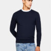 Sisley Пуловер 10F2S1C78 Тъмносин Slim Fit за Мъже цена