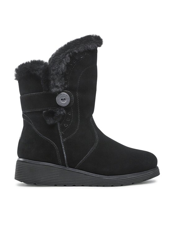 Skechers Боти Cozy Peak 49811/BLK Черен за Жени цена
