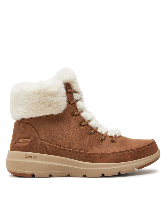 Skechers Боти Glacial Ultra - Wonderland 144202 Кафяв за Жени цена