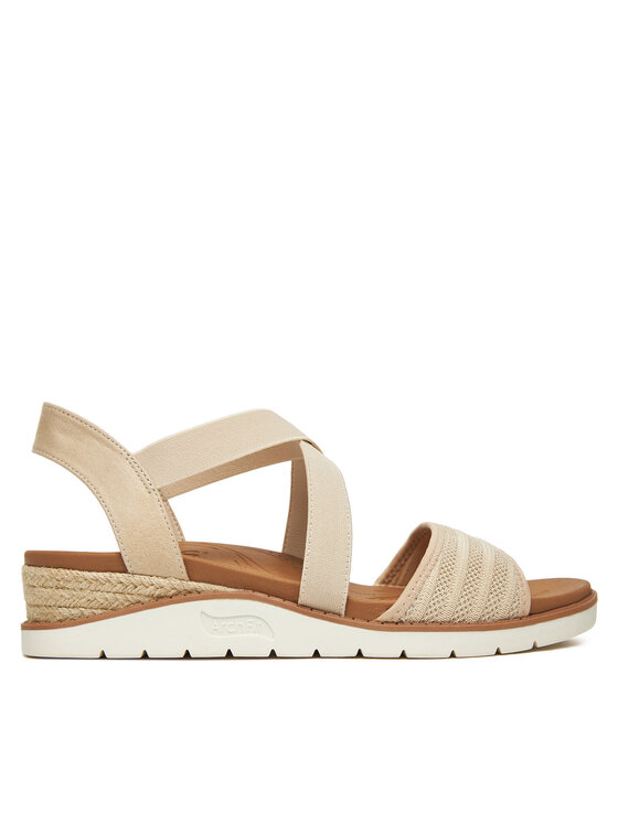Skechers Сандали BOBS Arch Fit Beach Kiss-Boho Beyond 114013/NAT Бежов за Жени цена