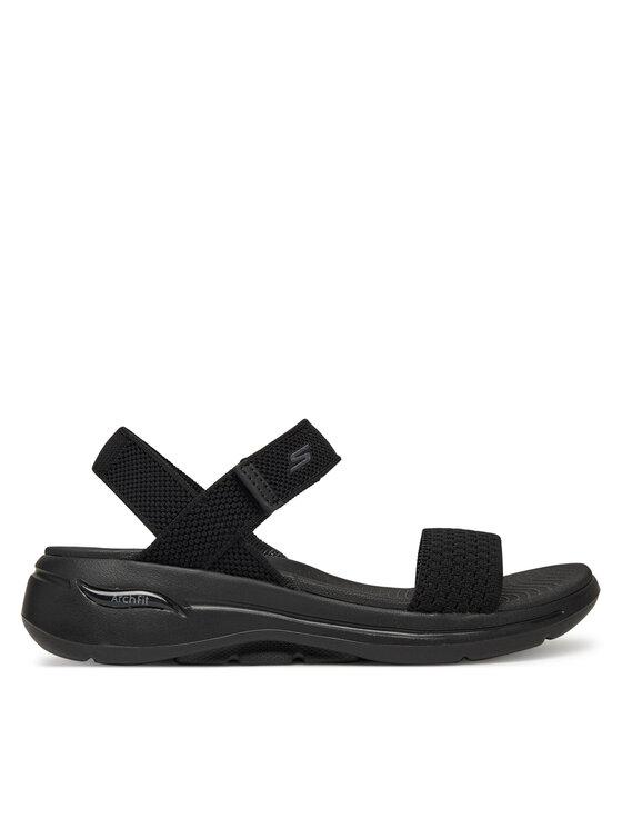 Skechers Сандали Go Walk Arch Fit Sandal-Polished 140264/BBK Черен за Жени цена