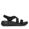 Skechers Сандали Go Walk Arch Fit Sandal-Treasured 140257/BBK Черен за Жени цена